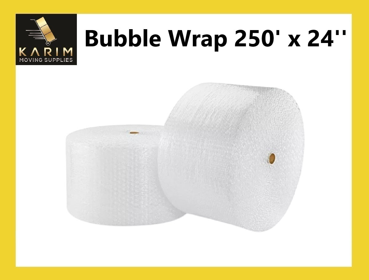 XL Bubble Wrap (250 feet x 24 inches x 1/2 inch bubbles)