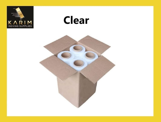 Stretch Wrap Clear, 4 Rolls